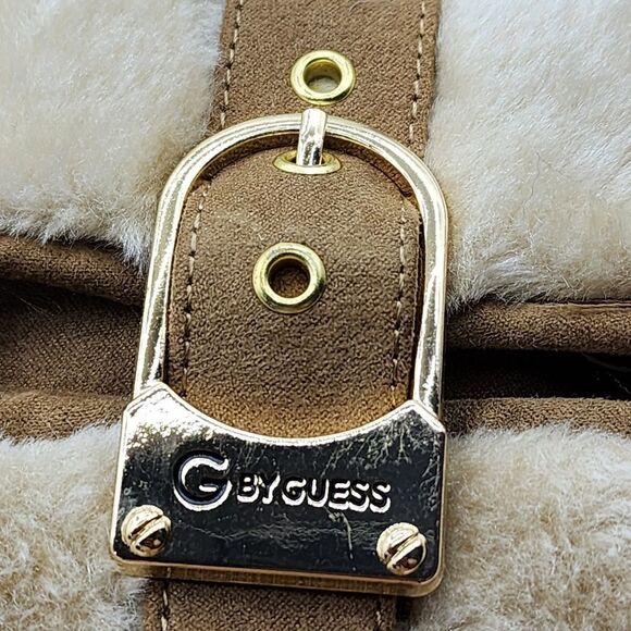 G By Guess Women's Aussie Faux Fur Round Toe Ankle Boots - 8.5M - Picture 7 of 8